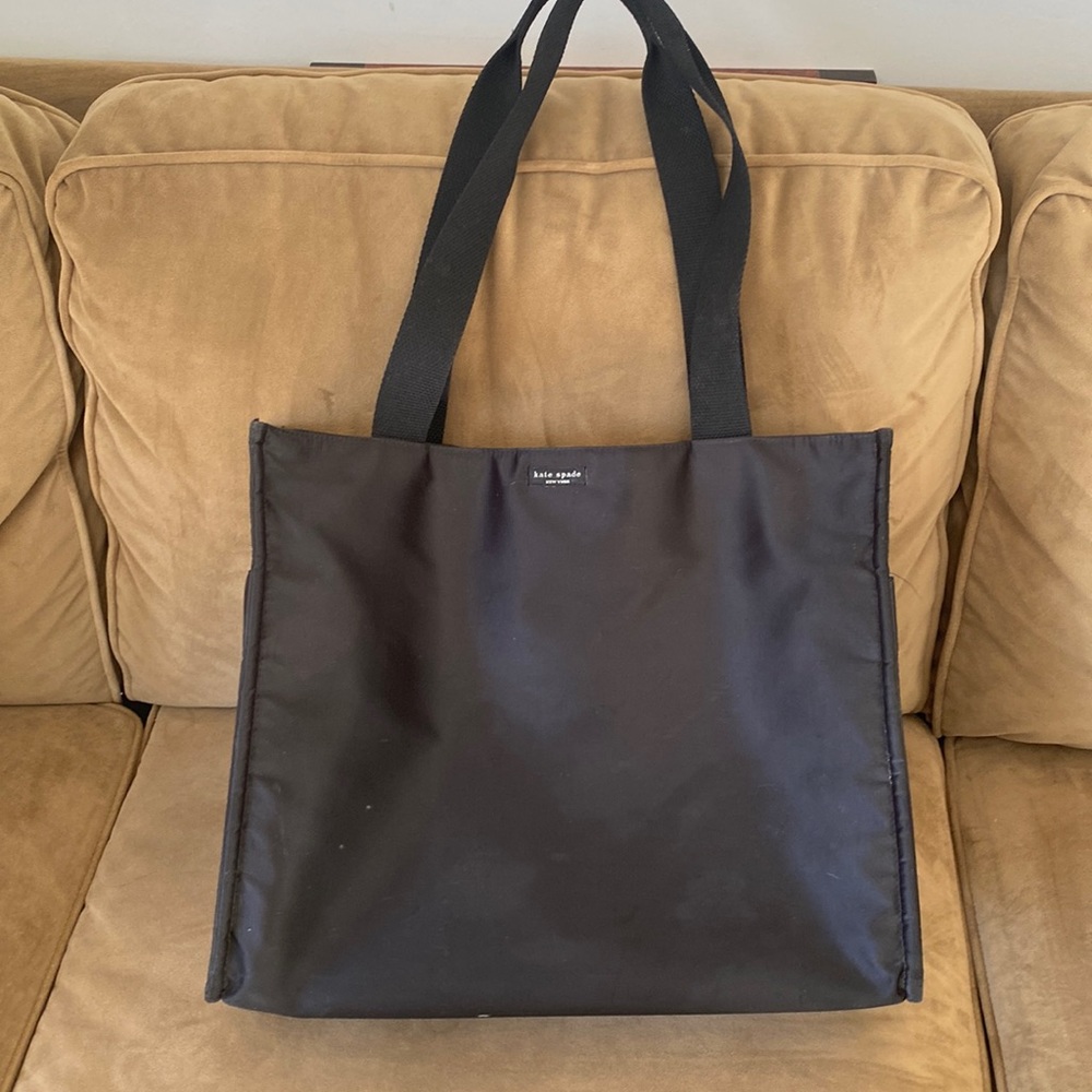 Vintage Kate Spade tote/diaper bag, circa 2000. Very good used condition.